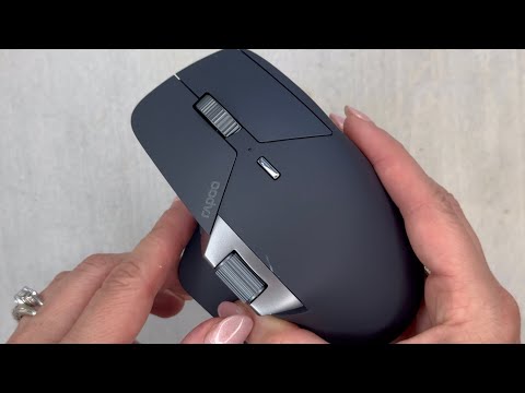 Rapoo MT760 Multi-Device Wireless Mouse, Bluetooth 5.0 and 2.4G Connection, Up to 4 Devices