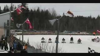 preview picture of video 'Eganville Bonnechere Cup 2010 Snowmobile Oval Race Part Two'