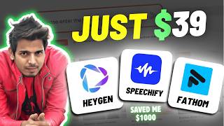 Hurry, Don't Miss This HeyGen Ai LOOT - Heygen + Speechify + Fathom for $39
