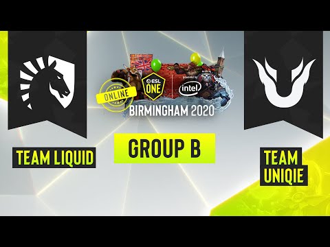 Dota2 - Team Liquid vs. Team Unique - Game 1 - ESL One Birmingham 2020 - Group B - EU/CIS