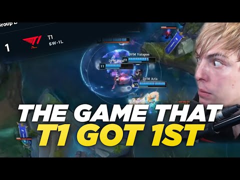 LS | HOW T1 GOT 1ST PLACE IN GROUP B | T1 vs DFM Groups
