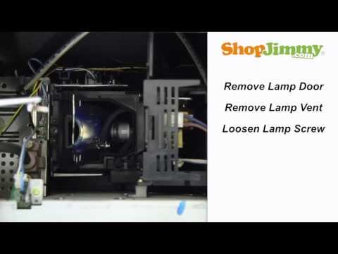 Samsung DLP TV Repair - Replacing & Installing Samsung BP96-01472A DLP Lamp - How to Fix DLP TVs