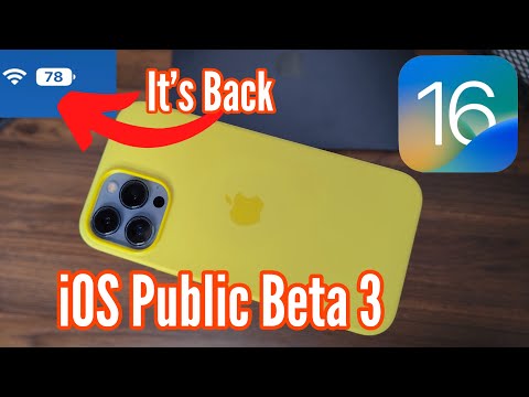 iOS 16 Public Beta 3 Out Now | All The New Features |