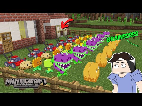 Plants VS Zombie Apocalypse | Minecraft PE