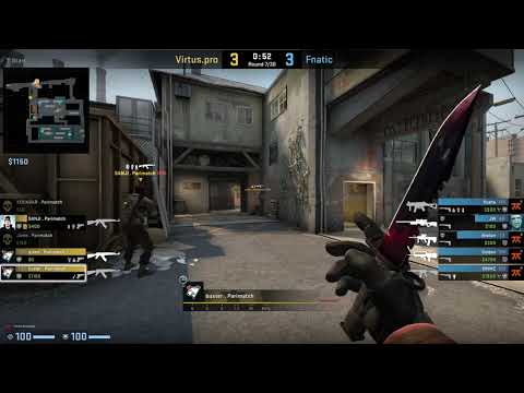 CS:GO POV Demo Virtus.Pro buster (23/10) vs Fnatic (de_train)