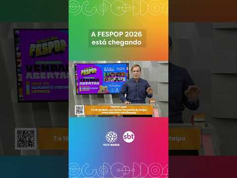 A FESPOP 2026 está chegando