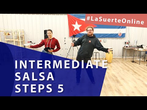 Intermediate Cuban Salsa Steps Course - Class 5 ("Charanga wave")