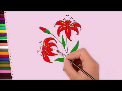 flower coloring ideas