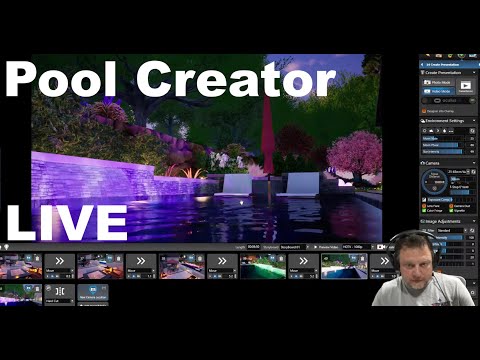 Goldsand Pt 1 - Pool Studio Live VIP 3D Q&A - Backyard Swimming Pool Design Ideas & Tutorial