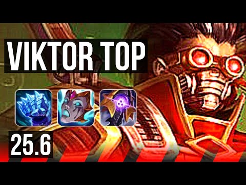 VIKTOR vs RIVEN (TOP) | EUW Diamond | 25.6