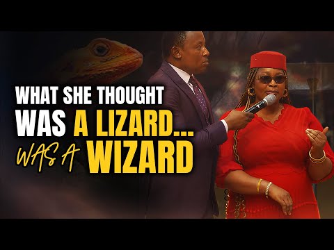 SHE THOUGHT IT WAS JUST A LIZARD… BUT IT WAS A WIZARD IN DISGUISE! 😳🐍