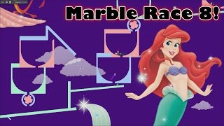 Marble Race 8 Algodoo Disney Princess Edition - KP's Marble Madness