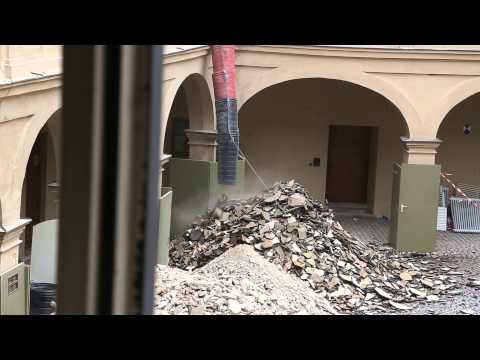 Wittelsbacher Schloss Friedberg/Bayern -  Eröffnung der Baustelle
