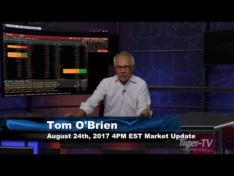 August 24th 4PM Stock Market Update by Tom O'Brien on TFNN