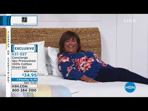 HSN | Concierge Collection Bedding 06.24.2019 - 01 AM