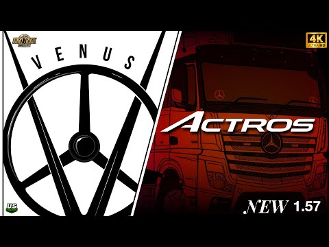 ETS2 1.57 | Realistic Driving | Venus Tuning Pack for Mercedes Actros | POV 4K | #ets2