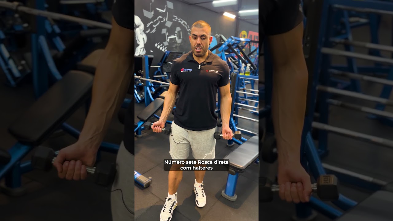 10 exercícios excelentes de bíceps #shorts