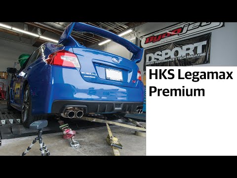 Dyno test for HKS Legamax Premium | 2017 Subaru WRX STI Exhaust Shootout