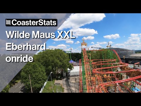 Wilde Maus XXL onride - Eberhard [4K 60FPS]