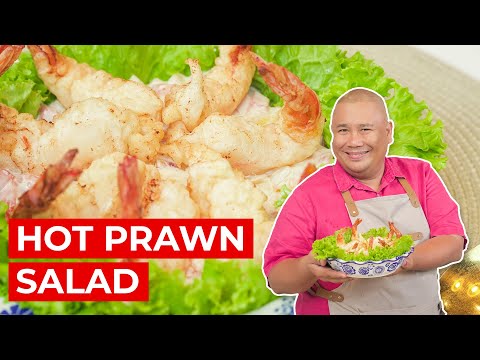 Hot Prawn Salad Recipe | SIMPOL | CHEF TATUNG