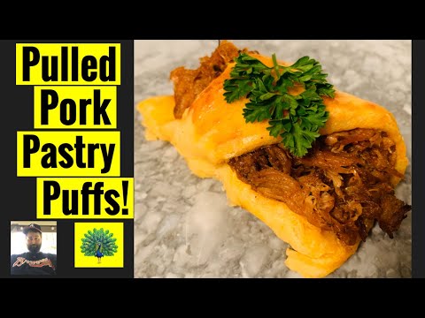 Pulled Pork Pastry Puffs