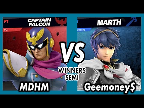 Vortex Smash Weekly Winners Semi-Finals 9/1/21 - Geemoney$ (Marth) VS MDHM (Captain Falcon)