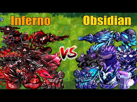 PVZ 1 Fusion 3.3 Challenge!! Team Inferno VS Team Obsidian VS 300 Zombie Random - Who Will Win?