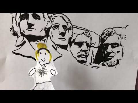 Winter Visits Mount Rushmore