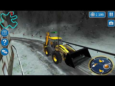 Off road Heavy Excavator Animal Rescue Helicopter Video