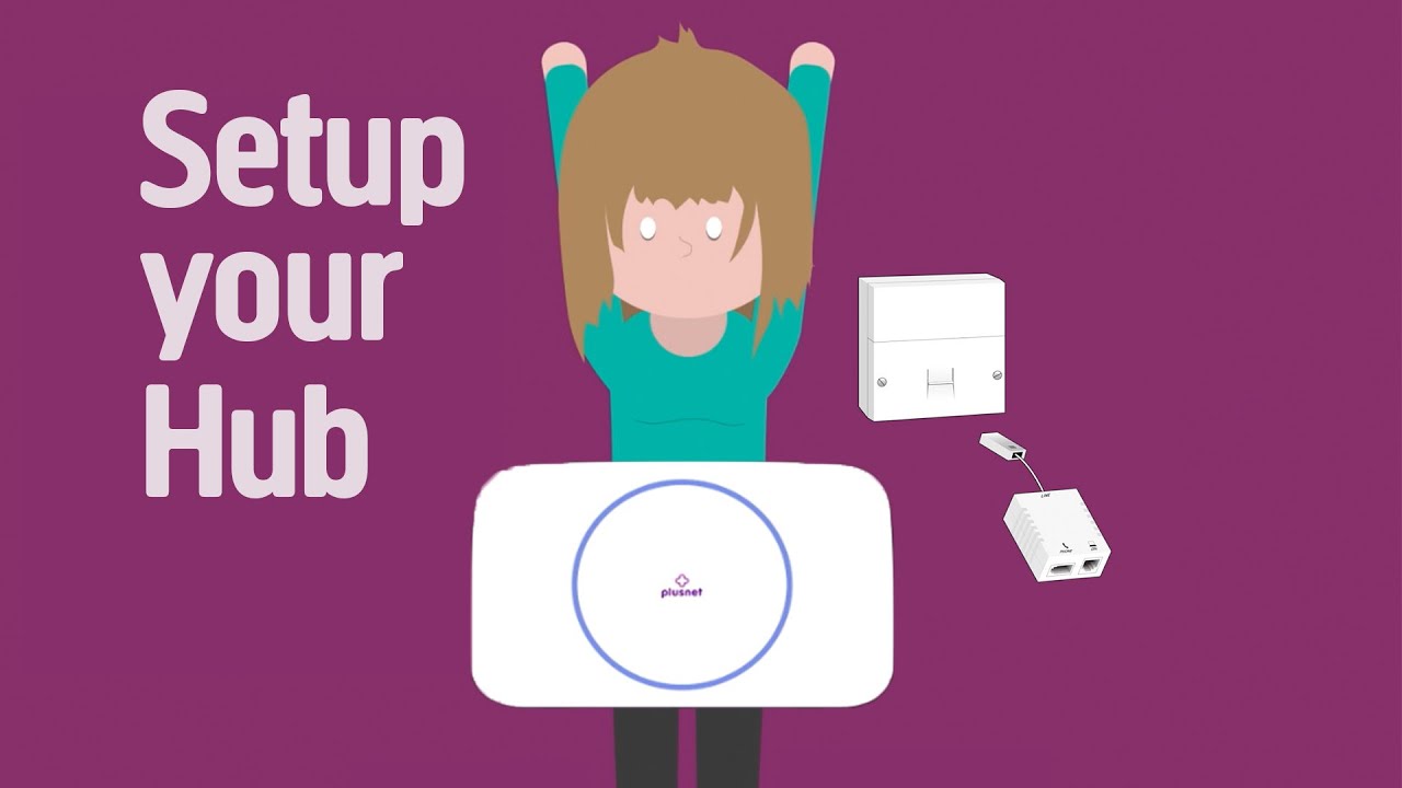 Setting up your Hub from Plusnet - Quick Vid
