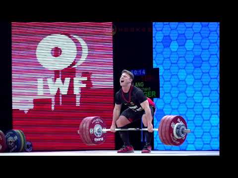 Max Lang (77) - 189kg Clean and Jerk @ 2015 Senior World Championships
