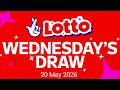 The National Lottery Lotto Draw Results From Wednesday 20 May 2026