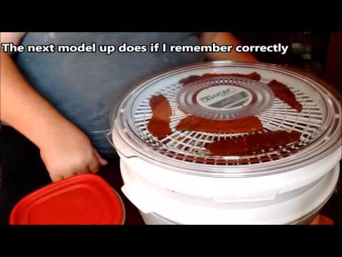 Making Jerky on the Presto Dehydrator