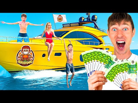 €10,000 to the last person to leave the BURGER FRIES BOAT!😱(escalates)