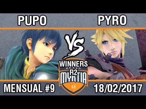[Myrtia69 #9] Pupo (Marth) vs Pyro (Cloud) Winners R2