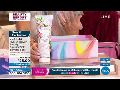 HSN Discover Beauty X Buyer's Pick Sample Box