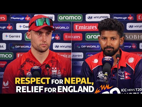 Konferencja prasowa po meczu Nepal – Anglia | Will Jacks i Nandan Yadav, Mistrzostwa Świata T20 2026