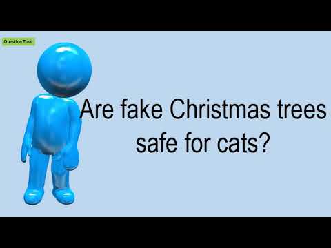 Are Fake Christmas Trees Safe For Cats?