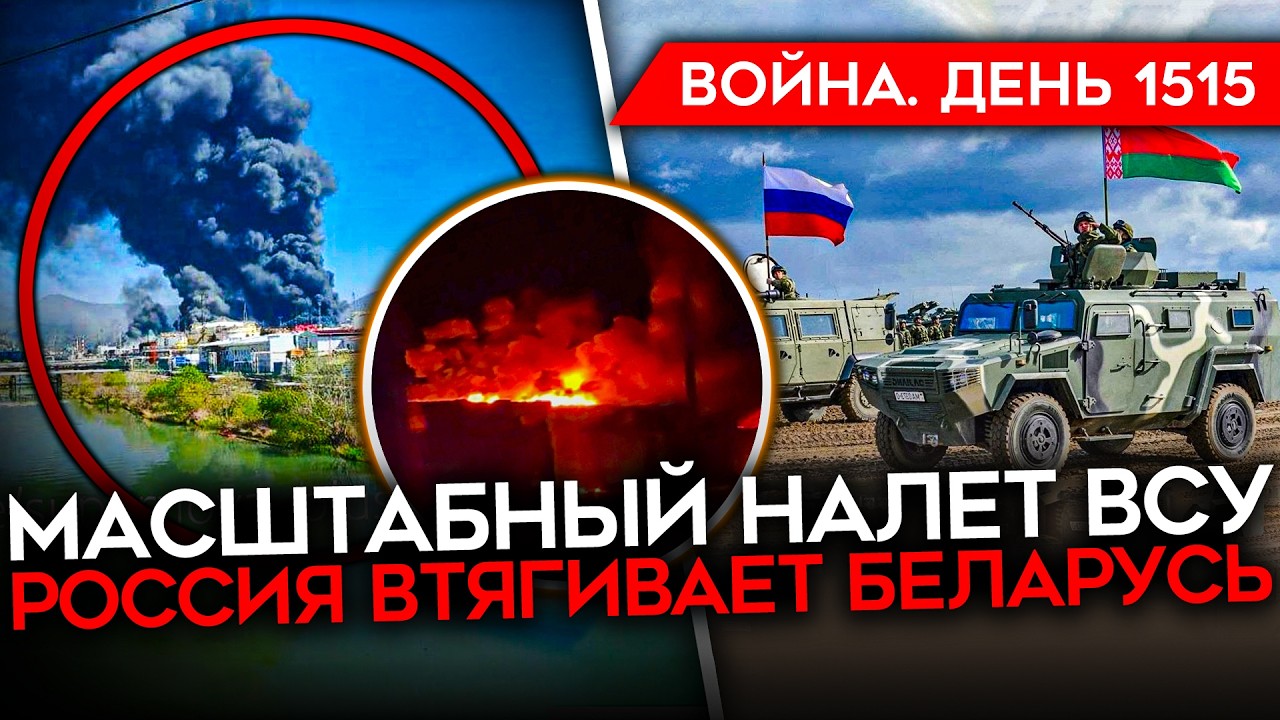 ДЕНЬ 1515. ЧЕРНЫЙ ДЕНЬ ДЛЯ НЕФТЯНКИ РФ/ ВЗОРВАН СКЛАД «РУБИКОНА»/ ПУТИН ВТЯГИВА