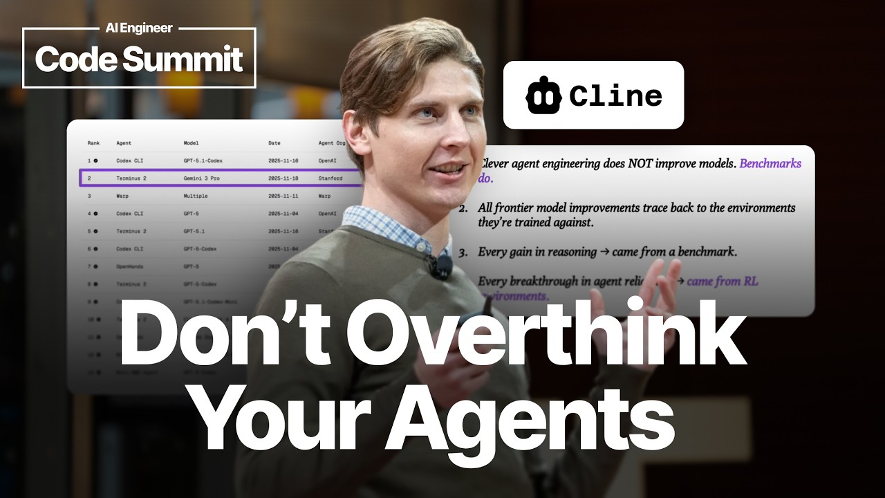 Hard Won Lessons from Building Effective AI Coding Agents – Nik Pash, Cline