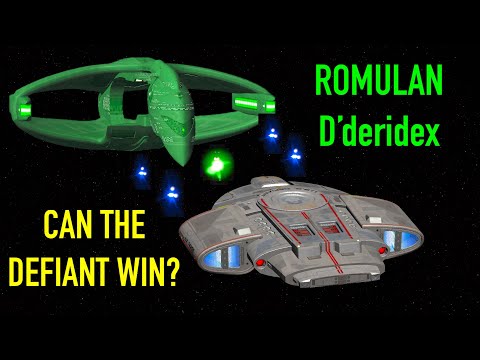 Can The Defiant Beat The Mighty Warbird? - Star Trek Starship Battles