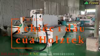 Mở hộp 3 mã máy 1 đầu không thay dao tự động của Holztek.