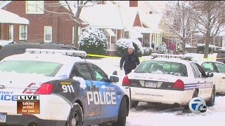 Man shot and killed while shoveling snow on Detroit's west side