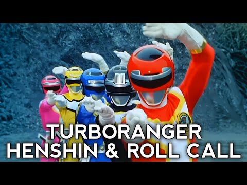 Kousoku Sentai Turboranger Henshin and Roll Call(HD)