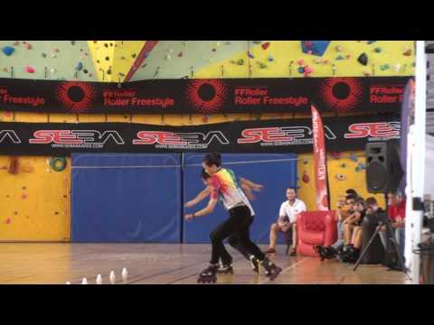 2017 PSWC Pair Slalom 4th Place Hsieh Mu Lun & Chiu Yin Hsuan (TWN)