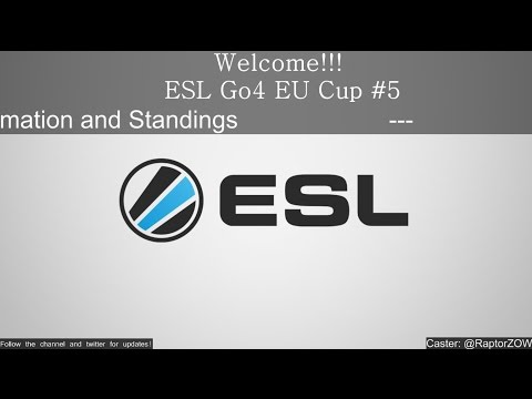 ESL Go4 EU Overwatch Cup #5: SemiFinals SG-1 vs 2Stronk