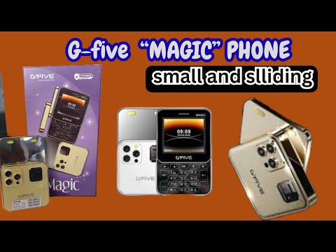 G FIVE 4g " MAGIC" Sliding phone unboxing #smallandslidingphone #keypadfoldingphone #gfivephones4g