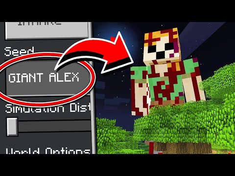 Do NOT Play on the GIANT ALEX SEED in Minecraft... (Scary Minecraft Myths)