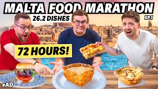 MALTA FOOD MARATHON CHALLENGE: 26.2 Dishes in 72 Hours Ep.1