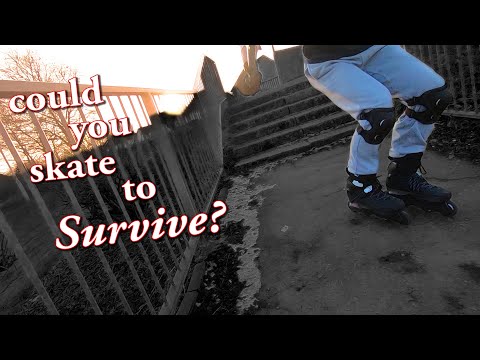 Skating over rough surfaces -  stairs, cracks, Rollerblading, Inline skating
